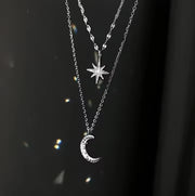 King moon star Necklace