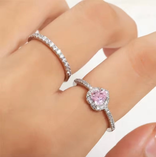 Pink Heart ring