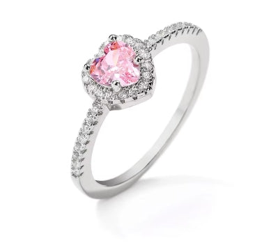 Pink Heart ring